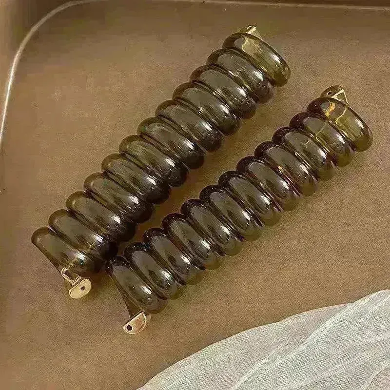 Japanese Braided Hair Band Phone Line Claw