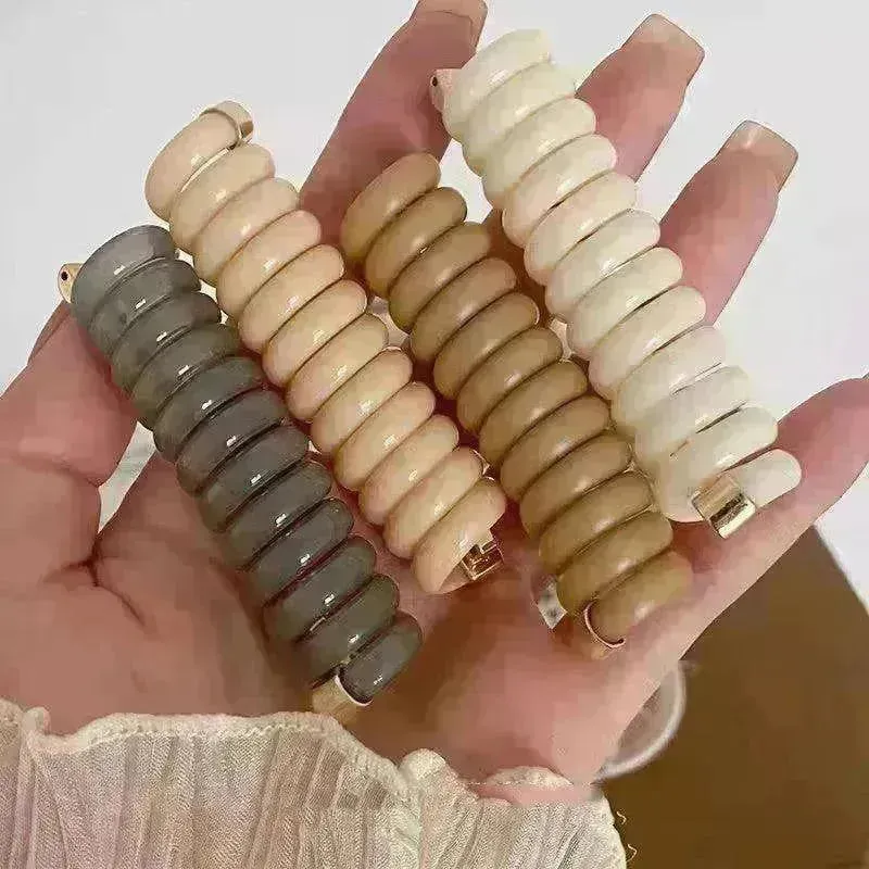 Japanese Braided Hair Band Phone Line Claw