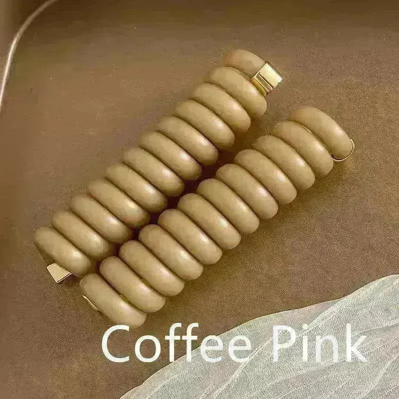 Japanese Braided Hair Band Phone Line Claw