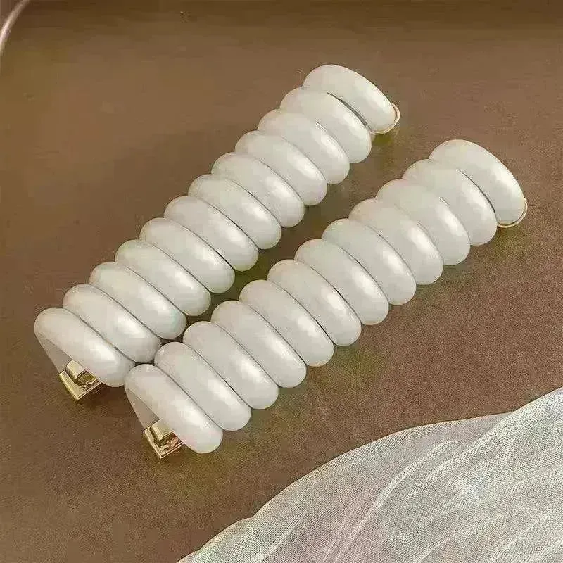 Japanese Braided Hair Band Phone Line Claw