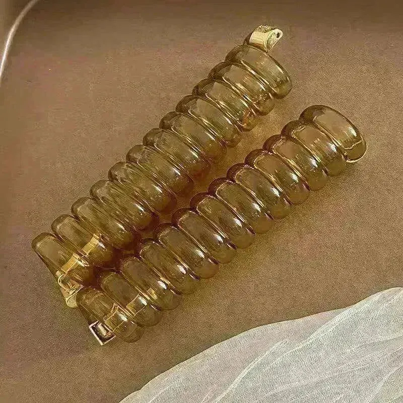Japanese Braided Hair Band Phone Line Claw