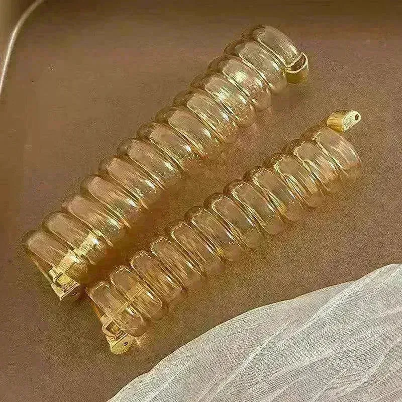 Japanese Braided Hair Band Phone Line Claw