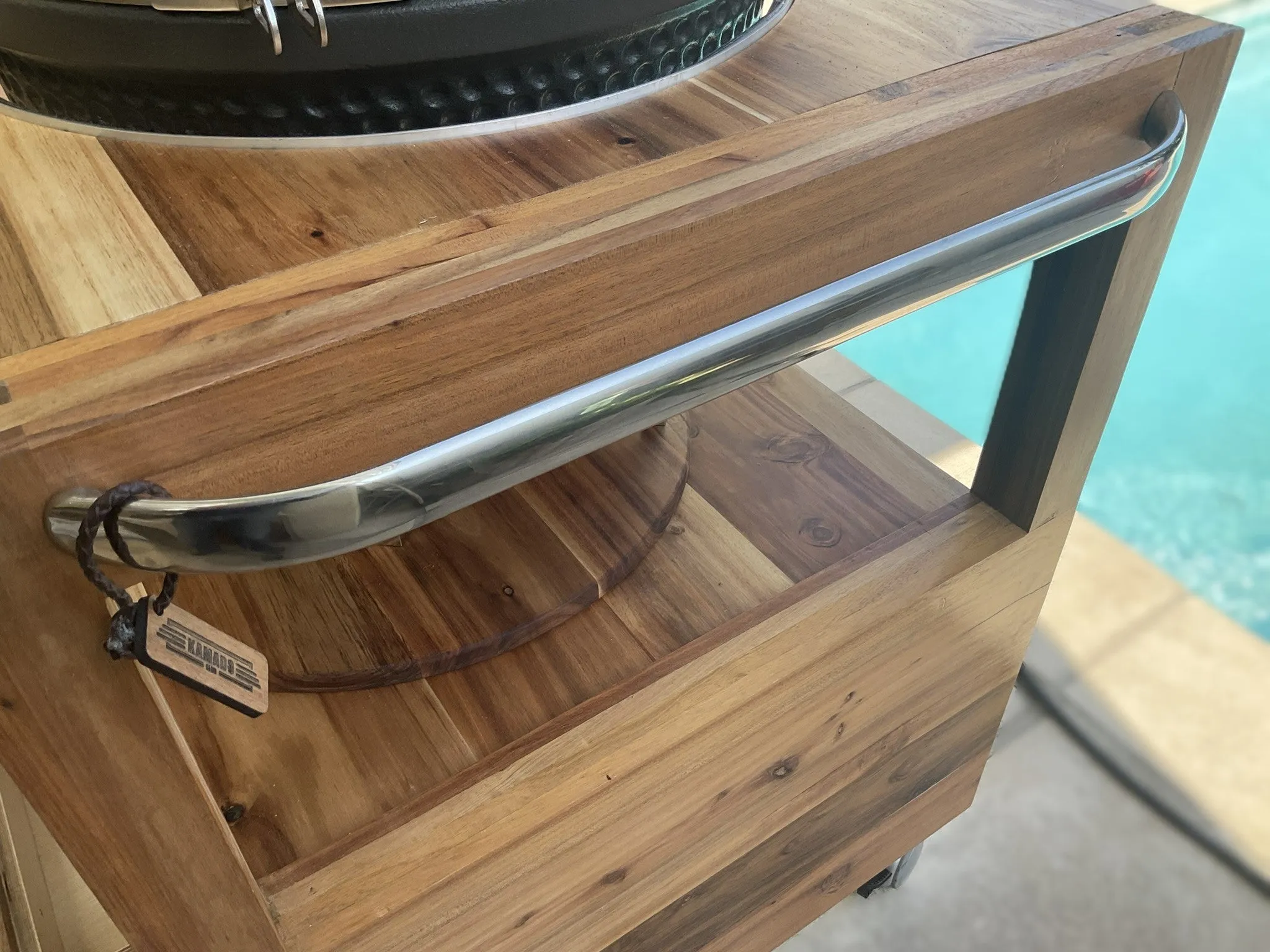 Kamado Cart Cabinette Table Stylish & Functional Locally Crafted