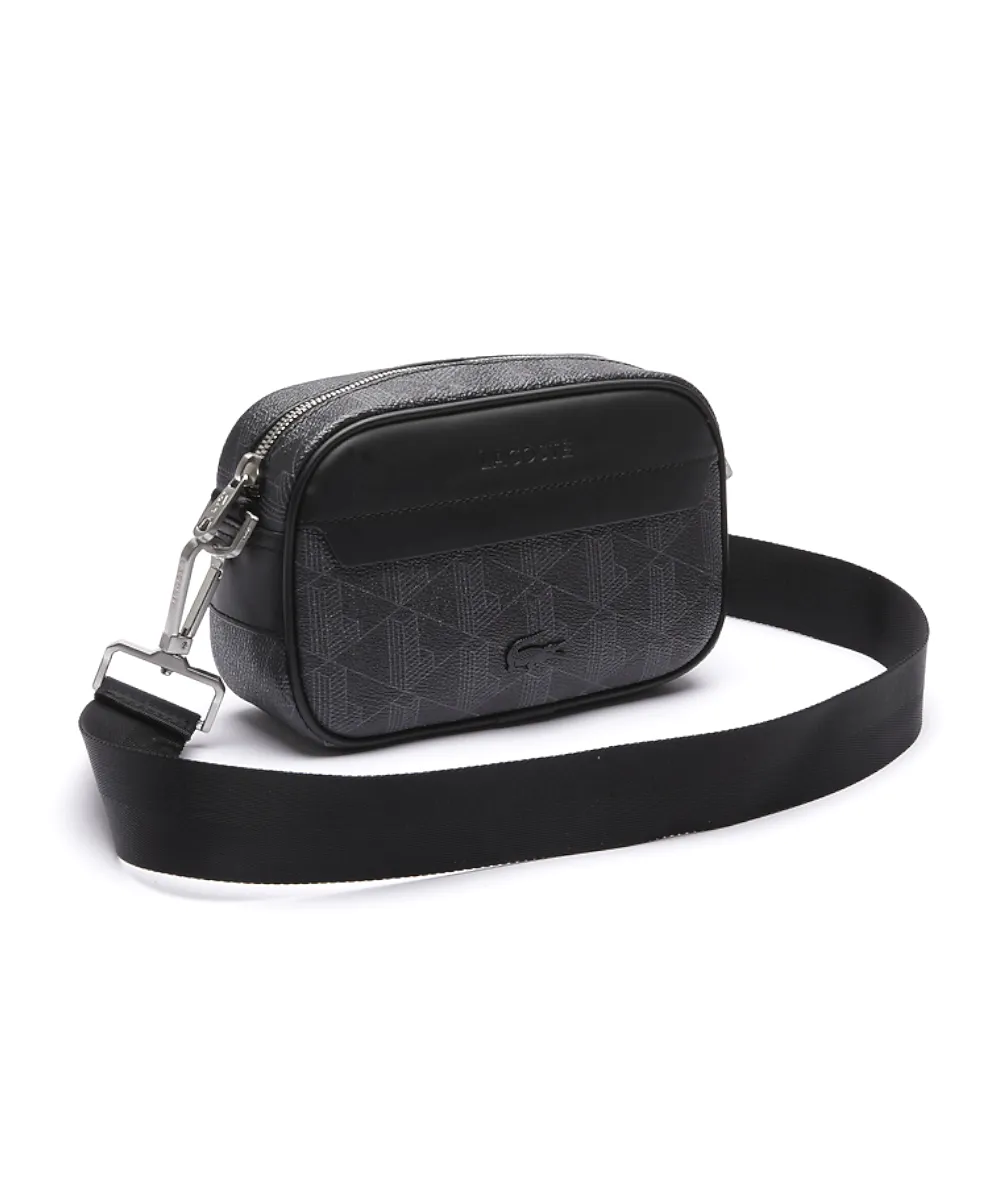 Lacoste Small Reporter Bag (Monogram Noir)