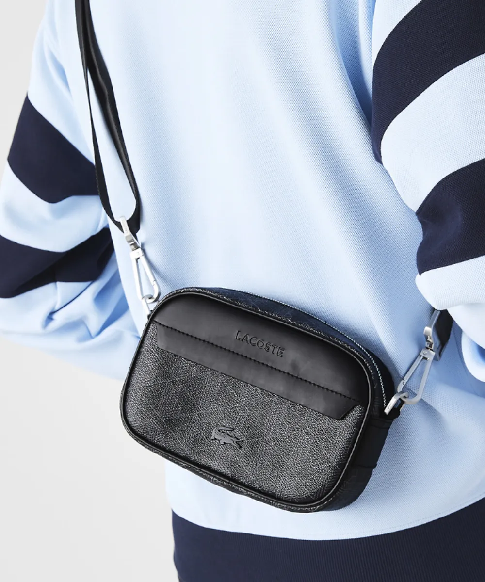 Lacoste Small Reporter Bag (Monogram Noir)