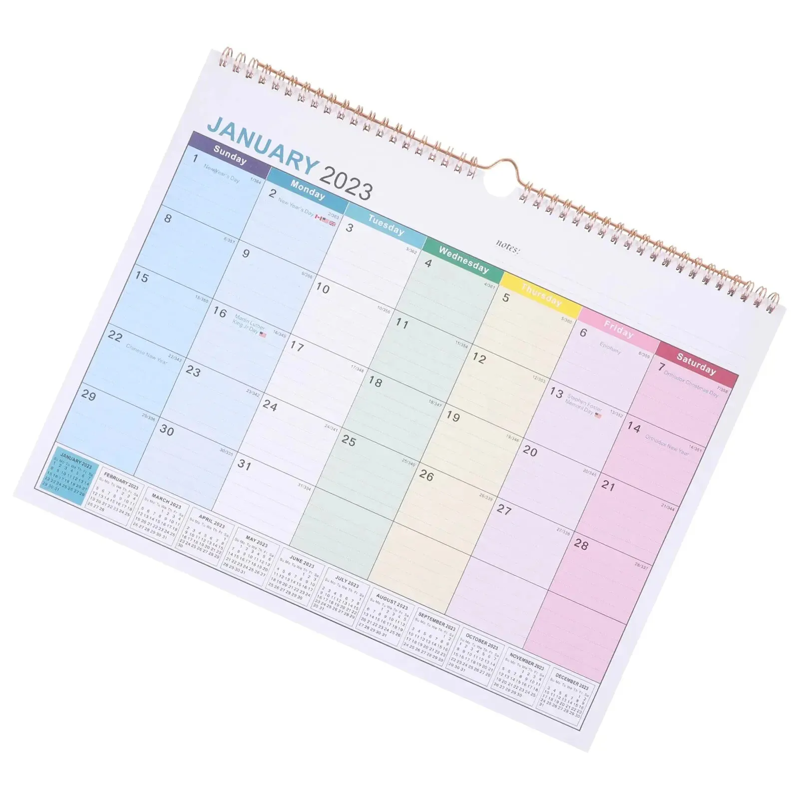 Large Monthly Home Office Calendar