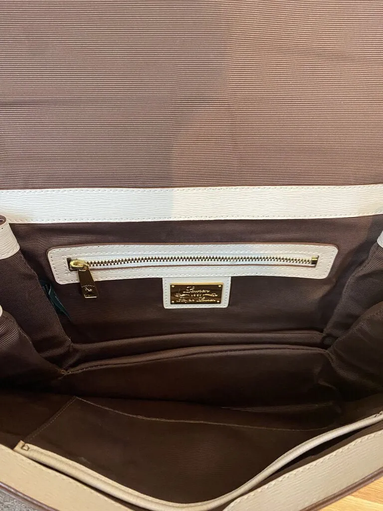Lauren Ralph Lauren two-tone leather crossbody NEW