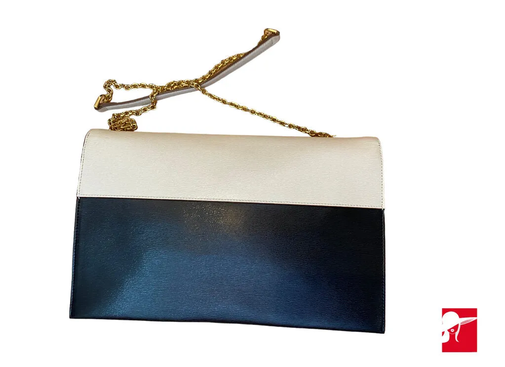 Lauren Ralph Lauren two-tone leather crossbody NEW