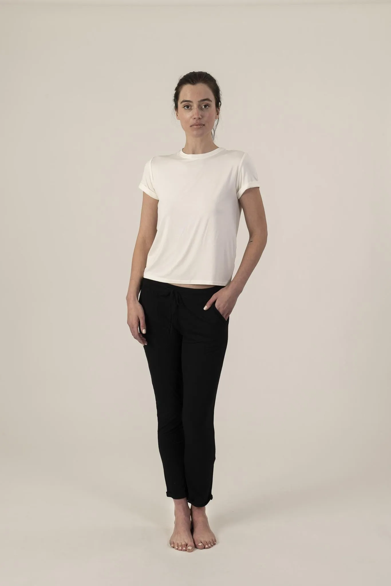Lounge joggers in black