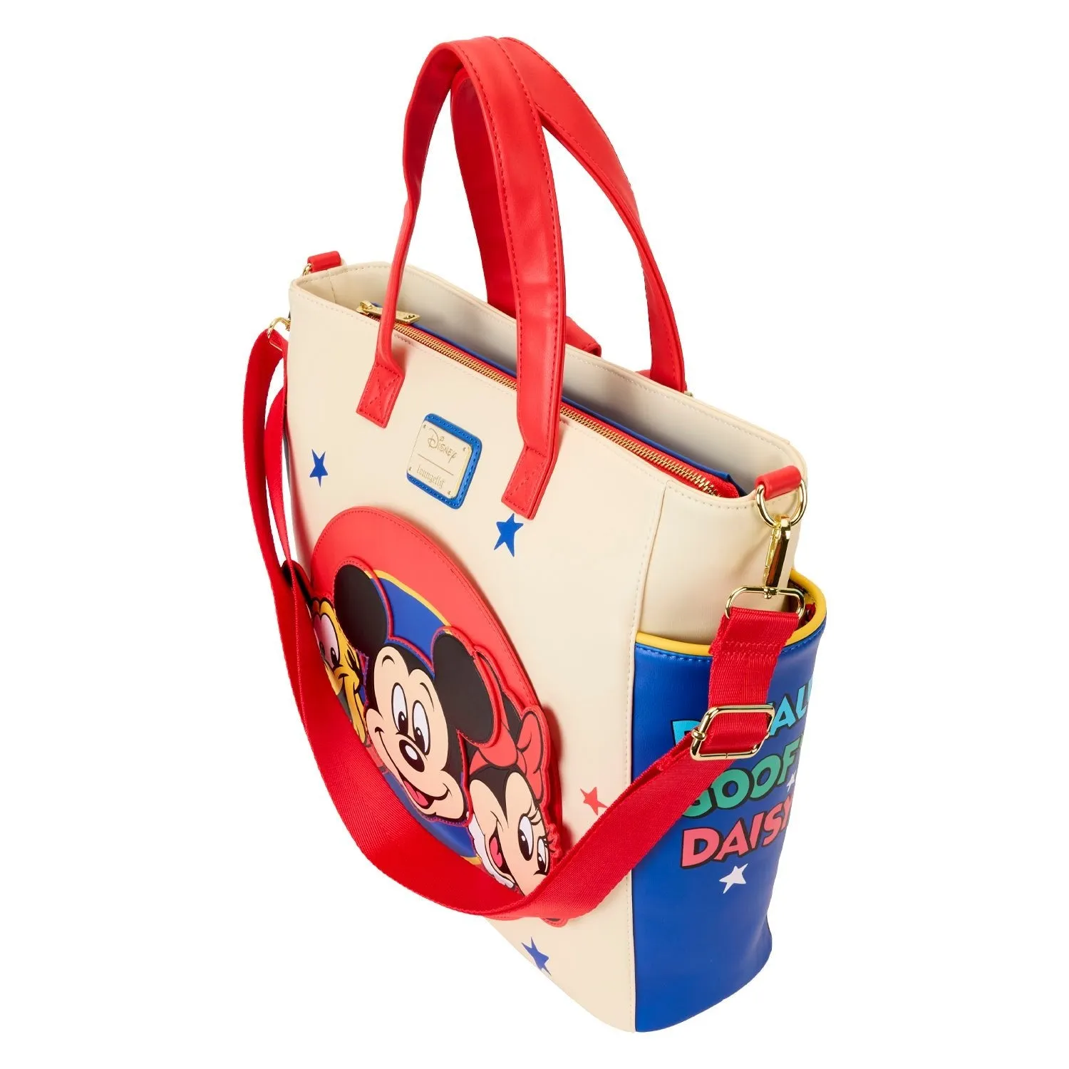 Loungefly x Disney Mickey And Friends Convertible Backpack & Tote Bag
