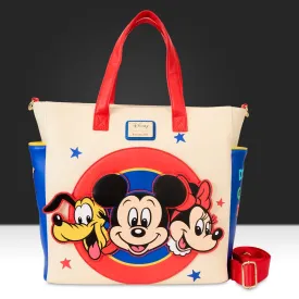 Loungefly x Disney Mickey And Friends Convertible Backpack & Tote Bag