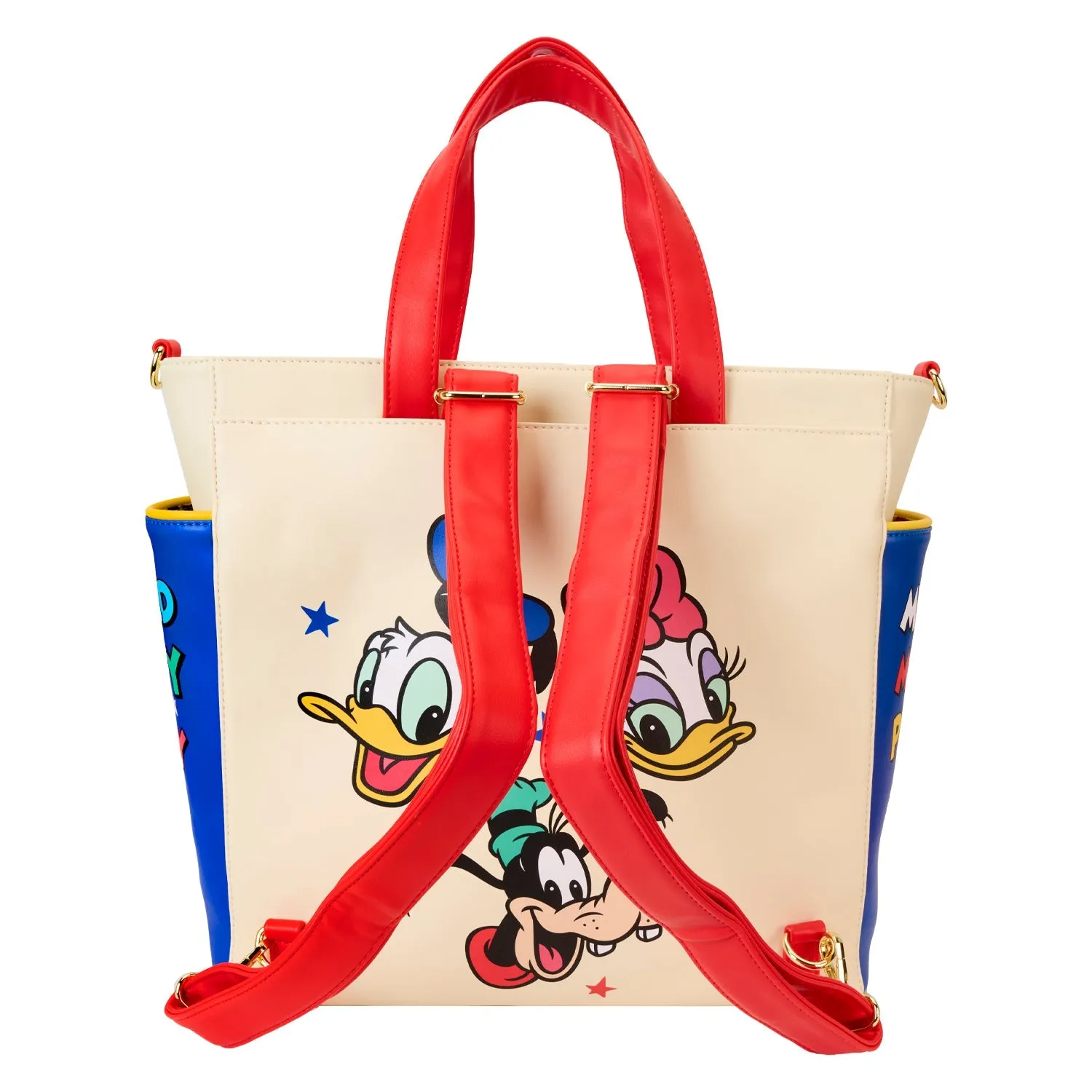 Loungefly x Disney Mickey And Friends Convertible Backpack & Tote Bag