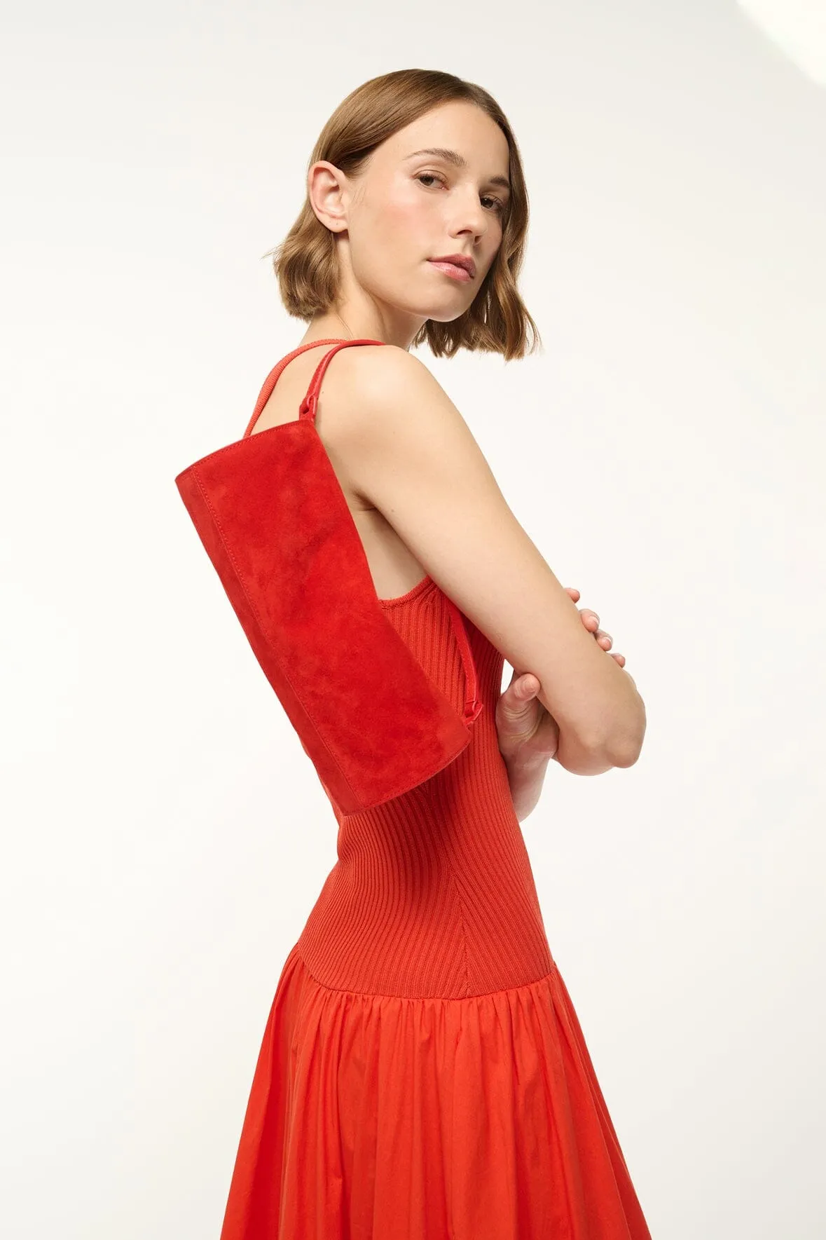 MINI TARU BAG | RED ROSE SUEDE