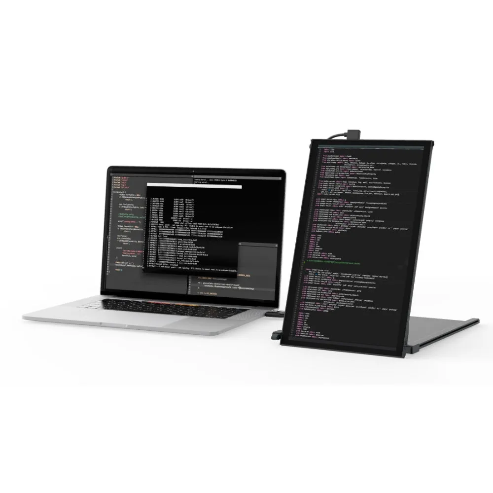 MOBILE PIXEL Portable Laptop Monitor Duex Plus DS - 13.3-inch 1080p Display - Black