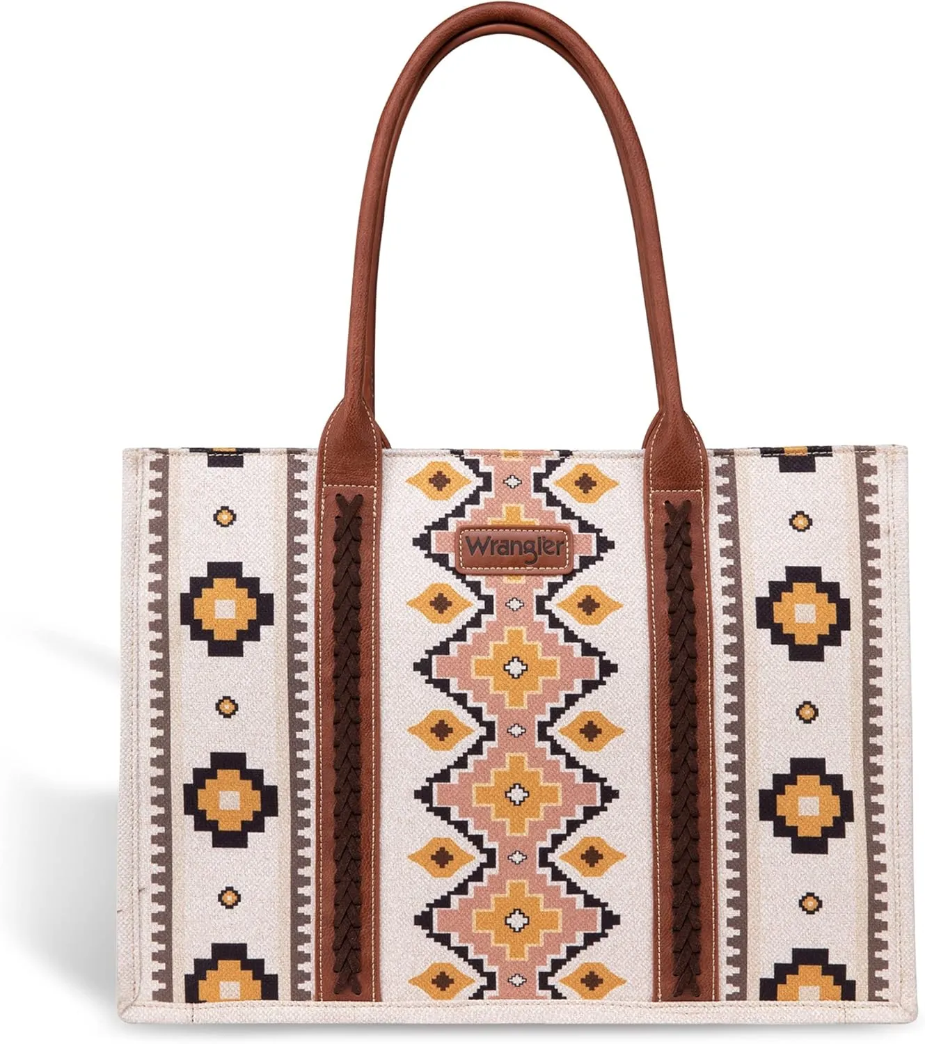 Montana West Wrangler Tote Bag for Women Western Shoulder Purses Boho Aztec Satchel Handbags