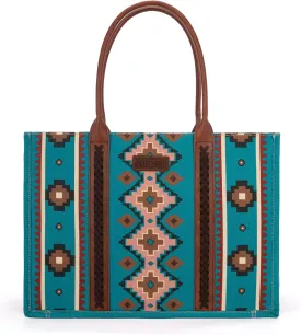 Montana West Wrangler Tote Bag for Women Western Shoulder Purses Boho Aztec Satchel Handbags