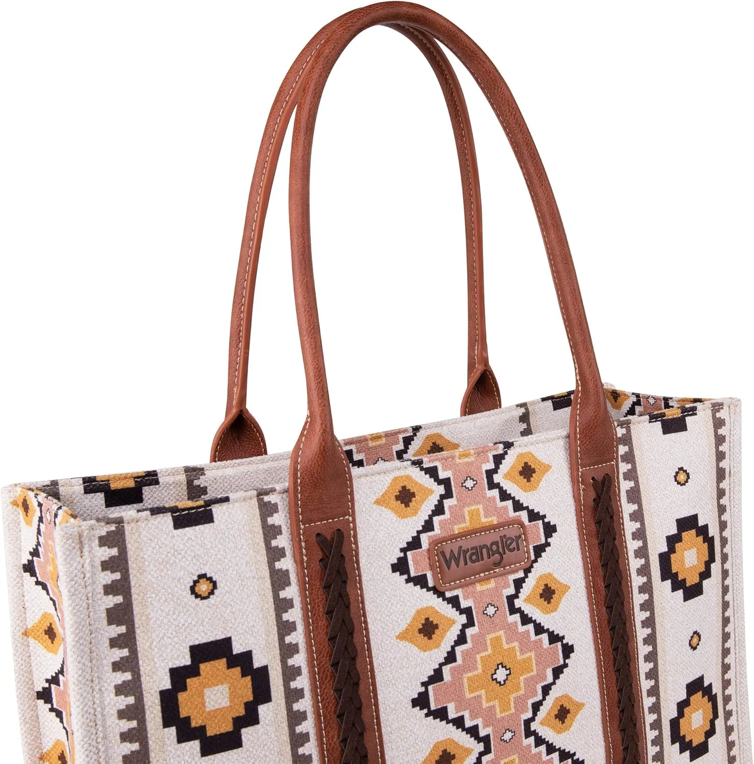 Montana West Wrangler Tote Bag for Women Western Shoulder Purses Boho Aztec Satchel Handbags