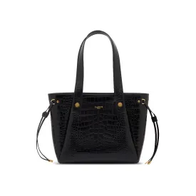 Ms Camilla in Croc Print Black