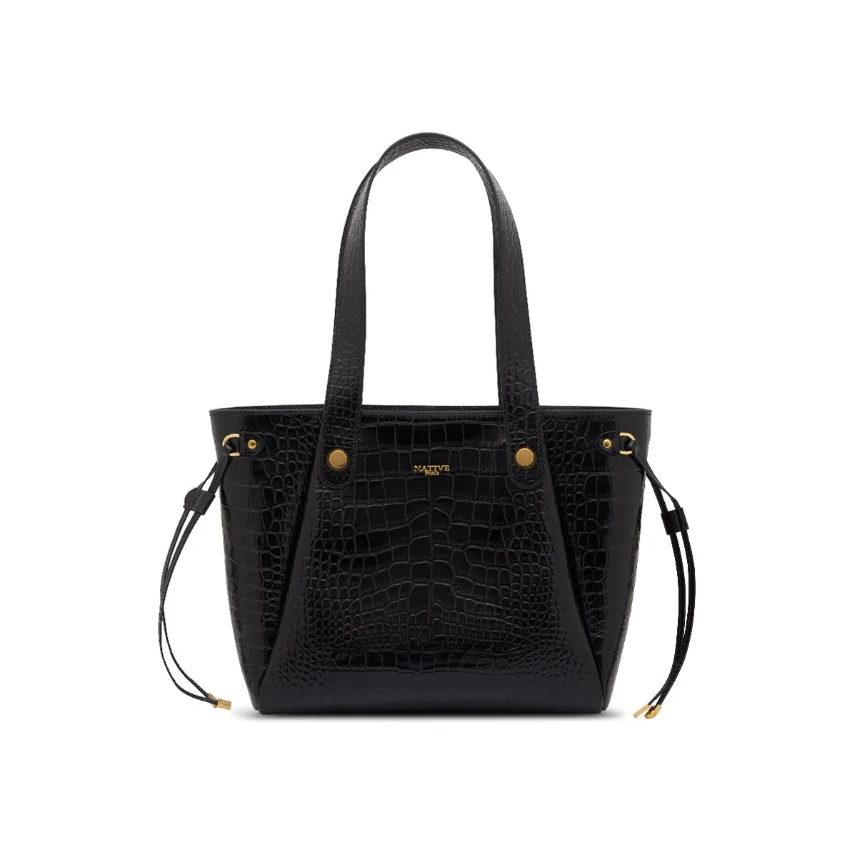 Ms Camilla in Croc Print Black