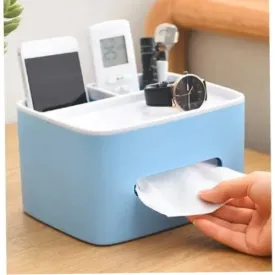 Multipurpose Tissue Box And Organizer