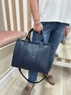 Navy The Tote Bag Medium