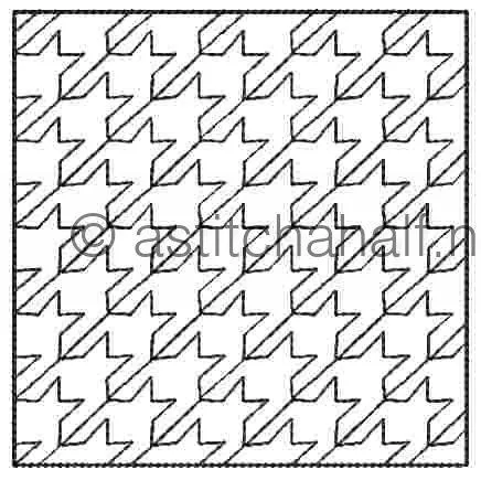 Popular Houndstooth Tote Bag and Quilt Blocks
