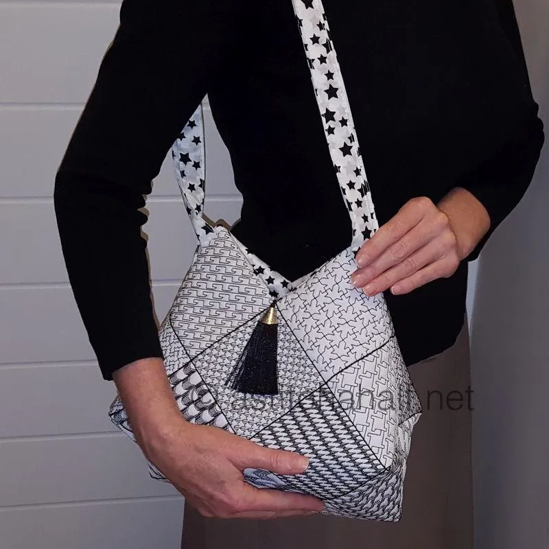 Popular Houndstooth Tote Bag and Quilt Blocks