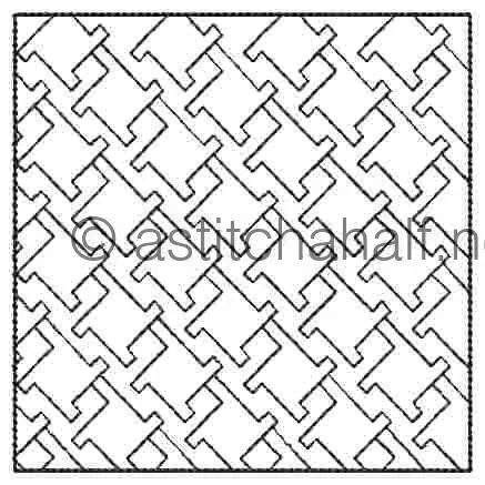 Popular Houndstooth Tote Bag and Quilt Blocks