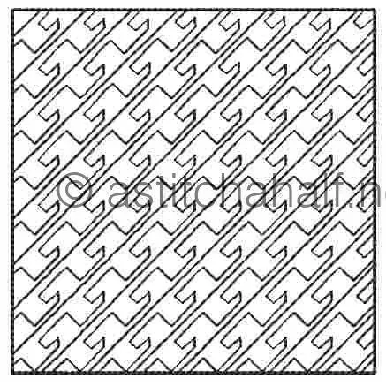 Popular Houndstooth Tote Bag and Quilt Blocks