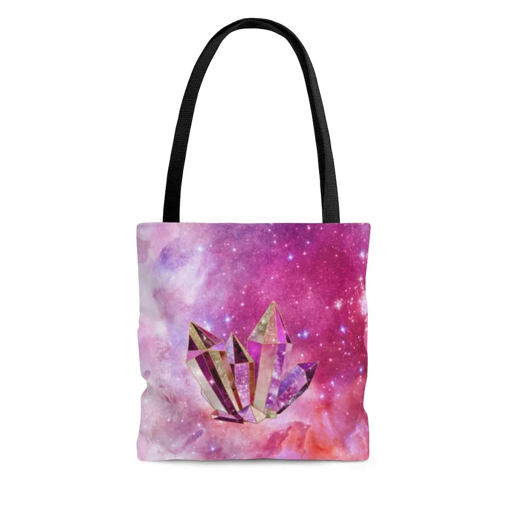 Premium Polyester Tote Bag - Crystal Art #102 |Small, Medium, or Large Tote Bag, Gift for Her, Graphic Tote Bag, Aesthetic Tote, Kawaii Bag