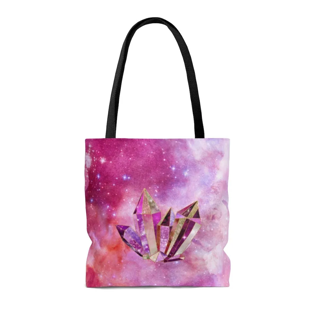 Premium Polyester Tote Bag - Crystal Art #102 |Small, Medium, or Large Tote Bag, Gift for Her, Graphic Tote Bag, Aesthetic Tote, Kawaii Bag