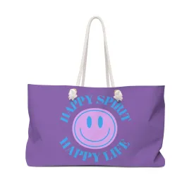 Purple Weekender Bag