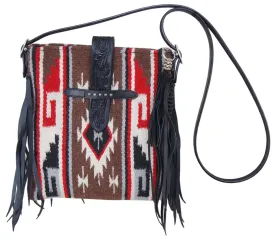 Rafter T Navajo Crossbody, Chocolate and Cream