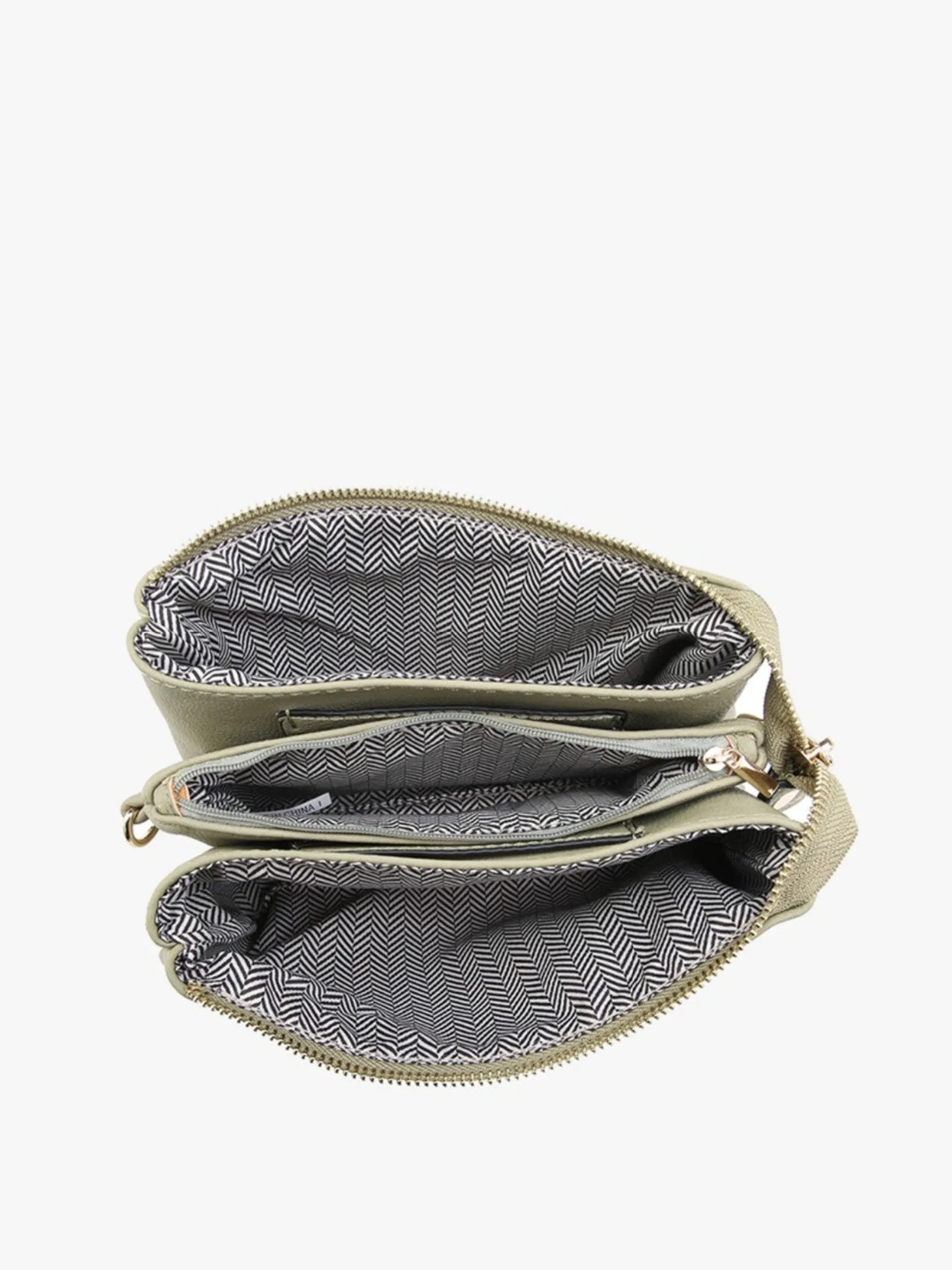 Riley Crossbody, Glitter Royal