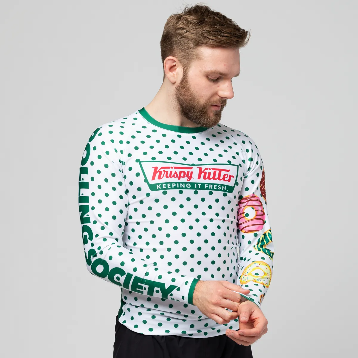 Rolling Society "Krispy Killer" Rash Guard LS Mens