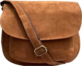 RUSTIC TOWN Leather Crossbody Satchel Bag Vintage Purses Handbags for Women