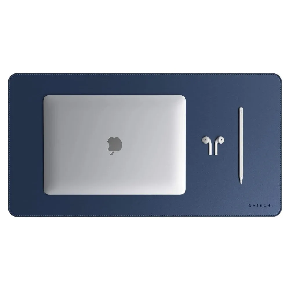SATECHI Eco Leather Desk Mat - Blue