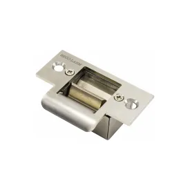 SD-991A-D1Q Seco-Larm Mini No-Cut Electric Door Strike For Indoor Use, Converts Cylindrical Lock Sets Into An Electronic Access-Controlled Locking System, Stainless Steel Keeper
