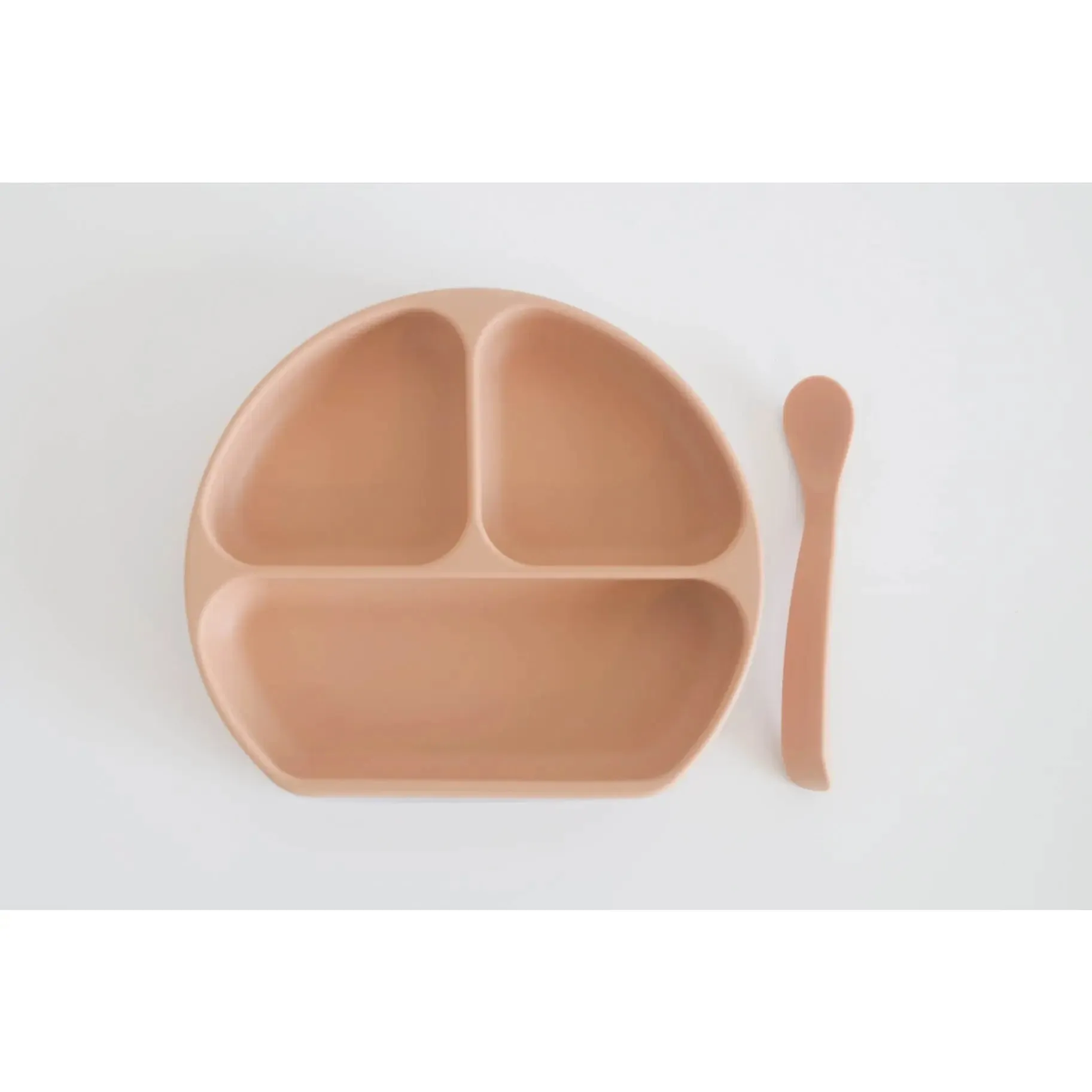Silicone Suction Plate with Lid & Spoon