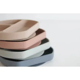 Silicone Suction Plate with Lid & Spoon