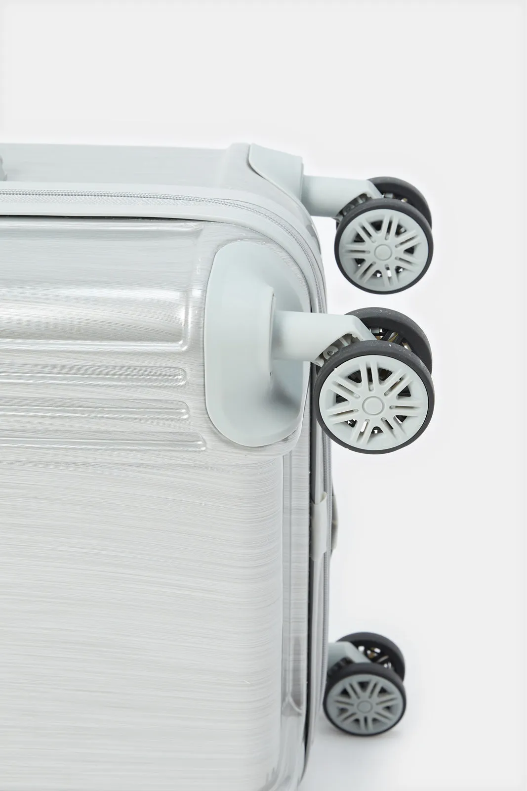 Silver Trolley Travel Luggage (24 Inch)