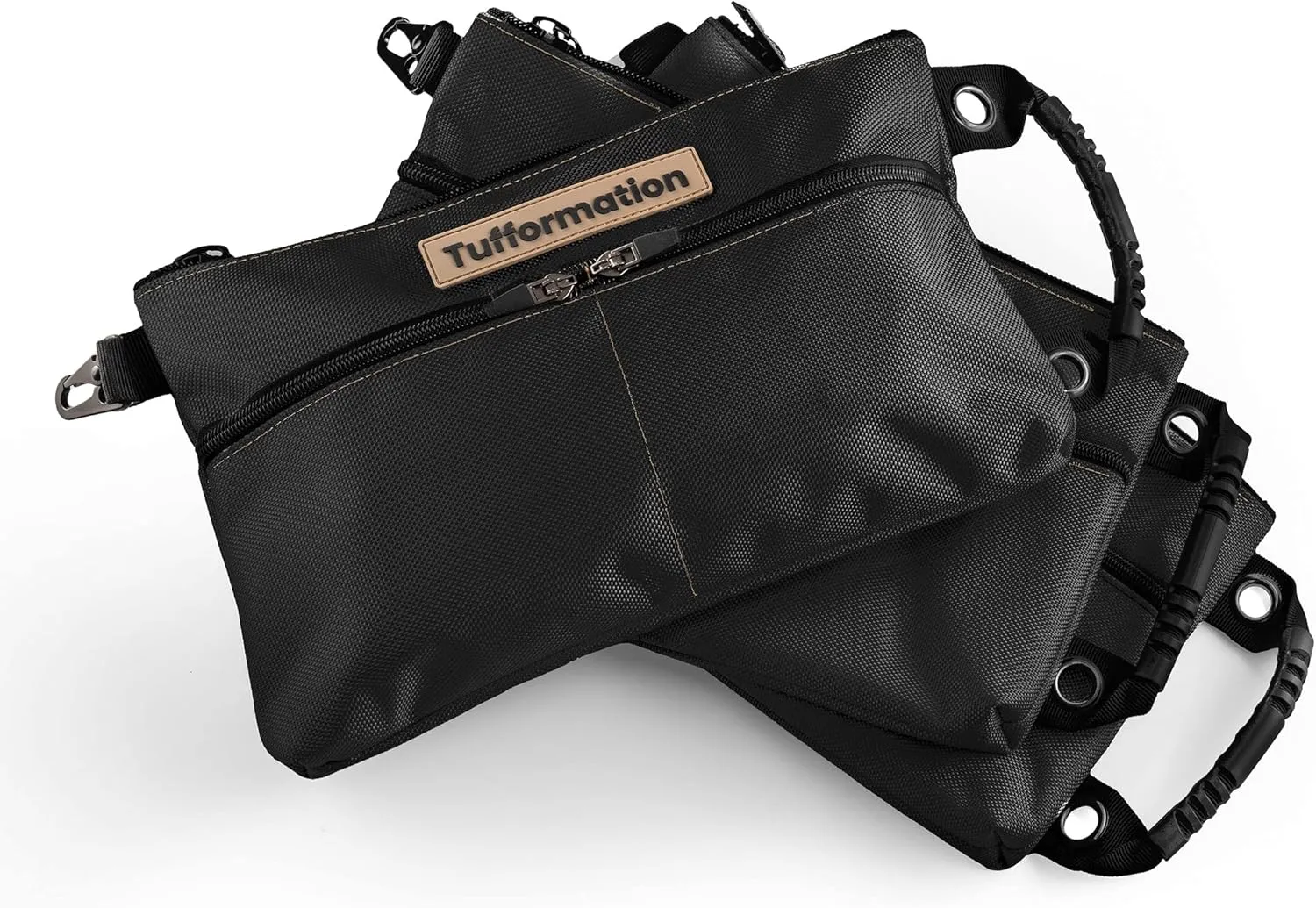 Small Tool Pouch, Tool Bag Organizer with Zipper. Small Tool Bag with Multiple Compartments. Perfect Tool Pouch Bags for Men Women Electricians & Others.