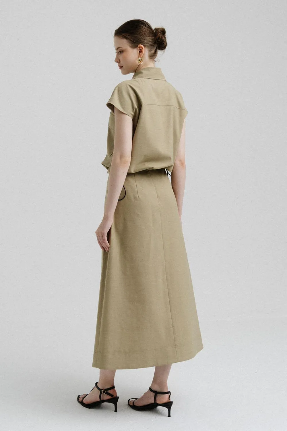 Stella Straight Flap Pocket Polycotton Shirt