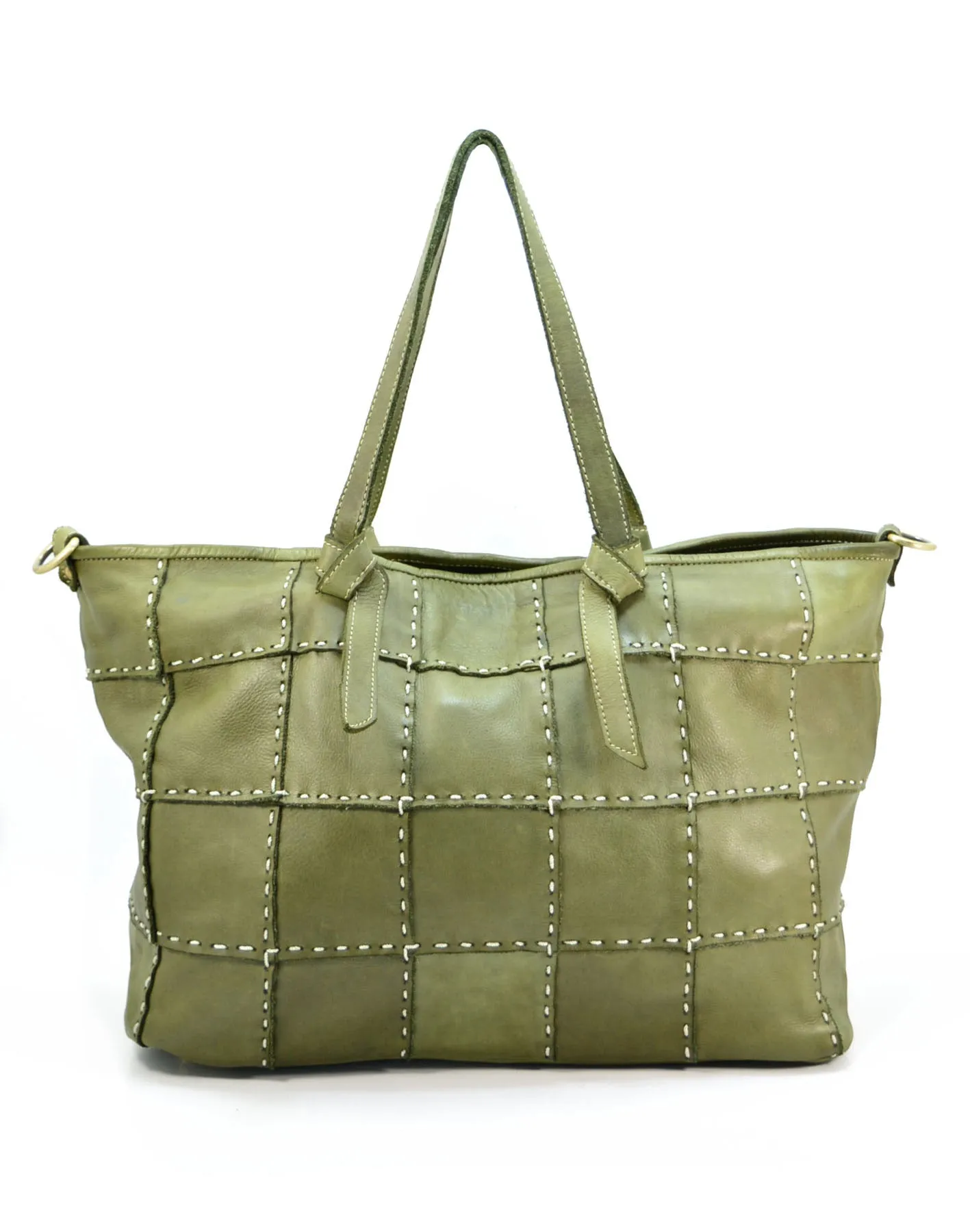 Studded leather tote bag wholesale