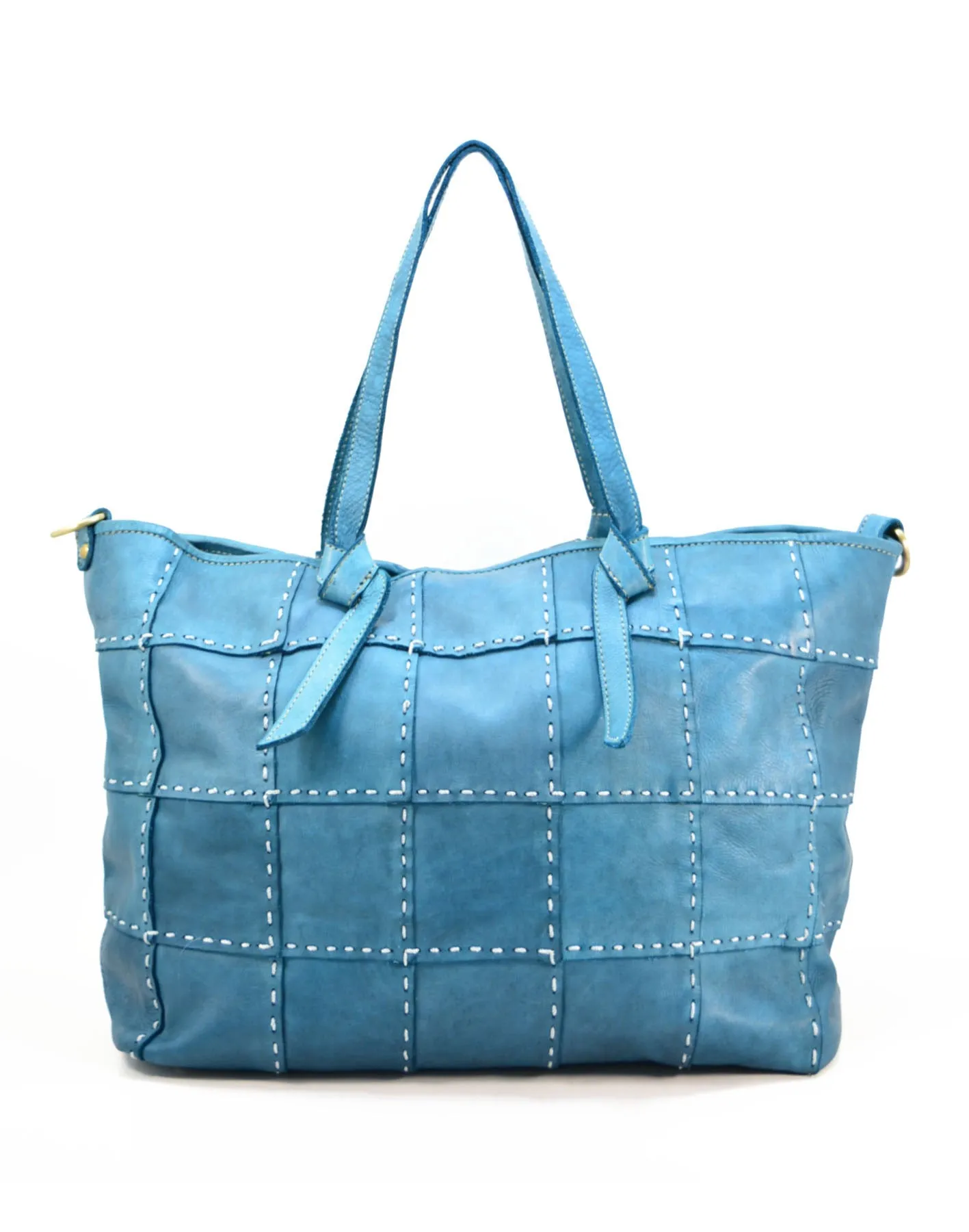 Studded leather tote bag wholesale