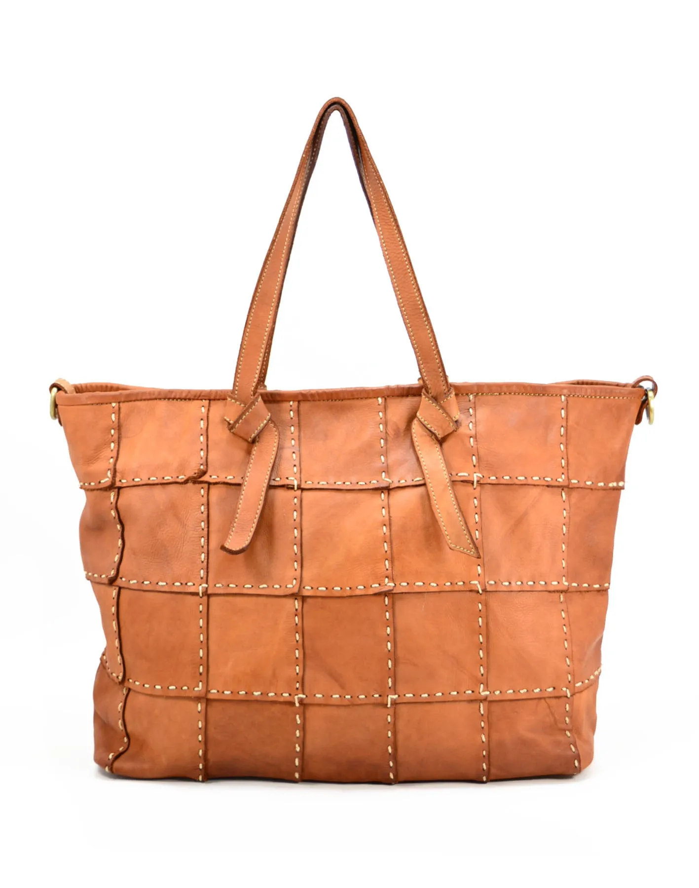 Studded leather tote bag wholesale