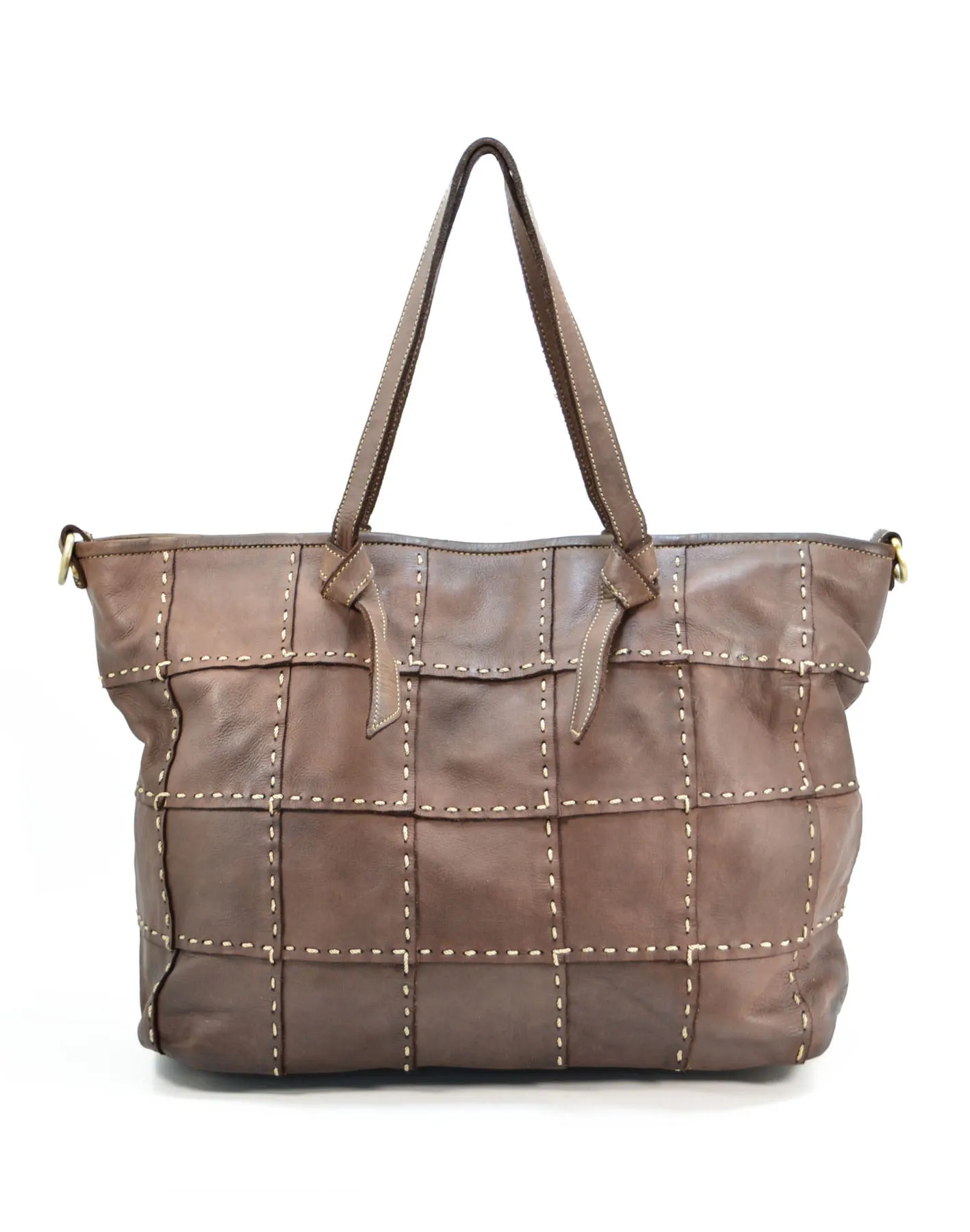 Studded leather tote bag wholesale