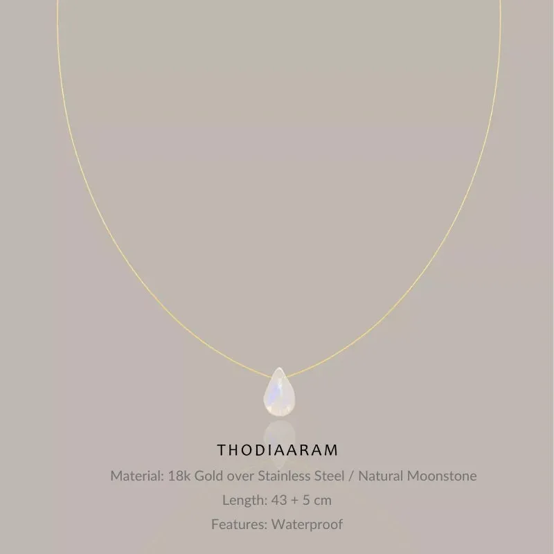 Teardrop Moonstone Necklace