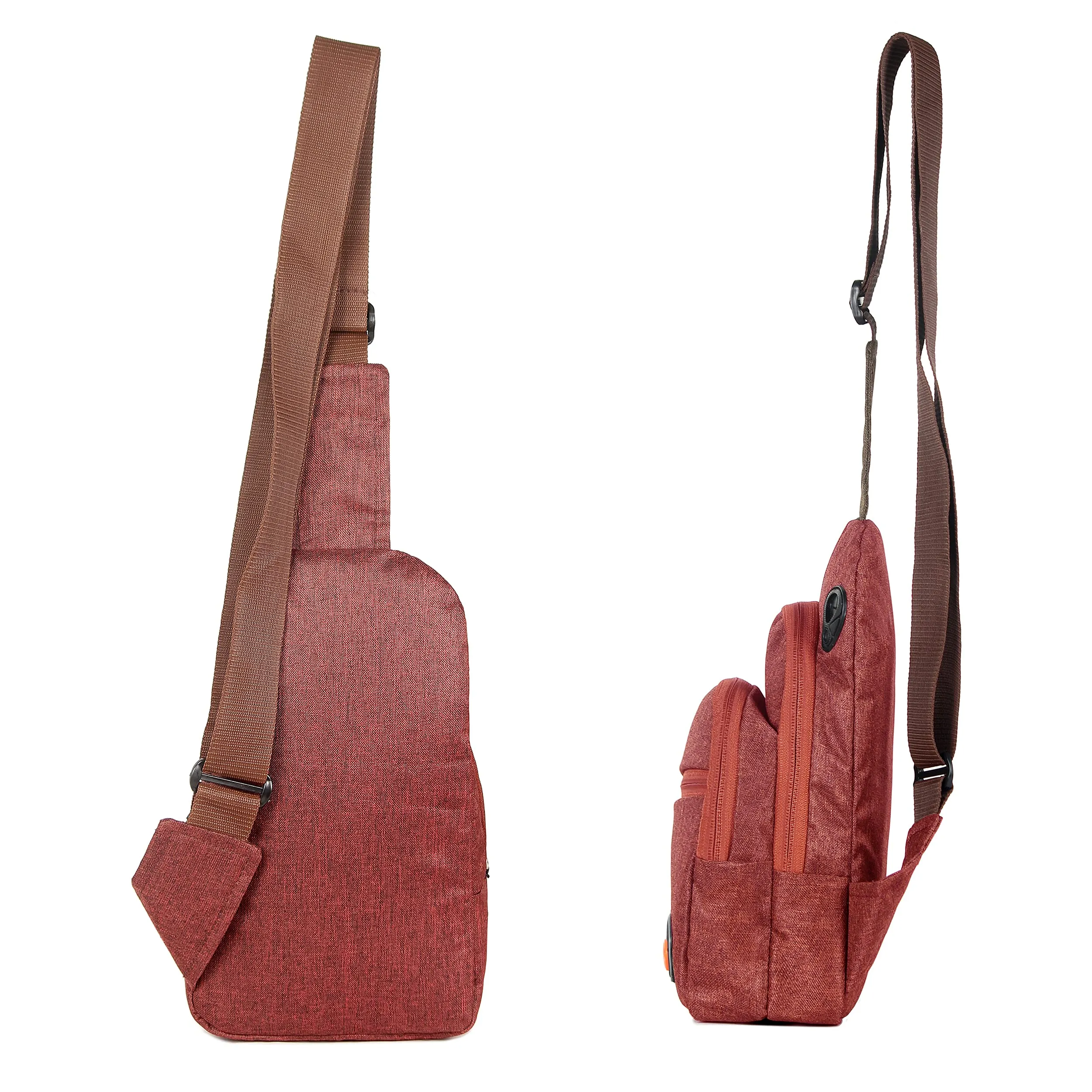 THE CLOWNFISH Cordette Sling Bag - Stylish, Durable & Functional | 6L | Maroon