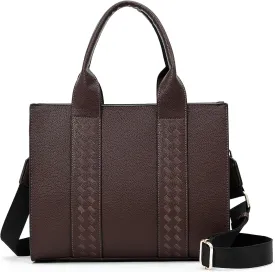 ToLFE Tote Bags for Women Top Handle Satchel Purses and Handbags PU Leather Shoulder Hobo Bags